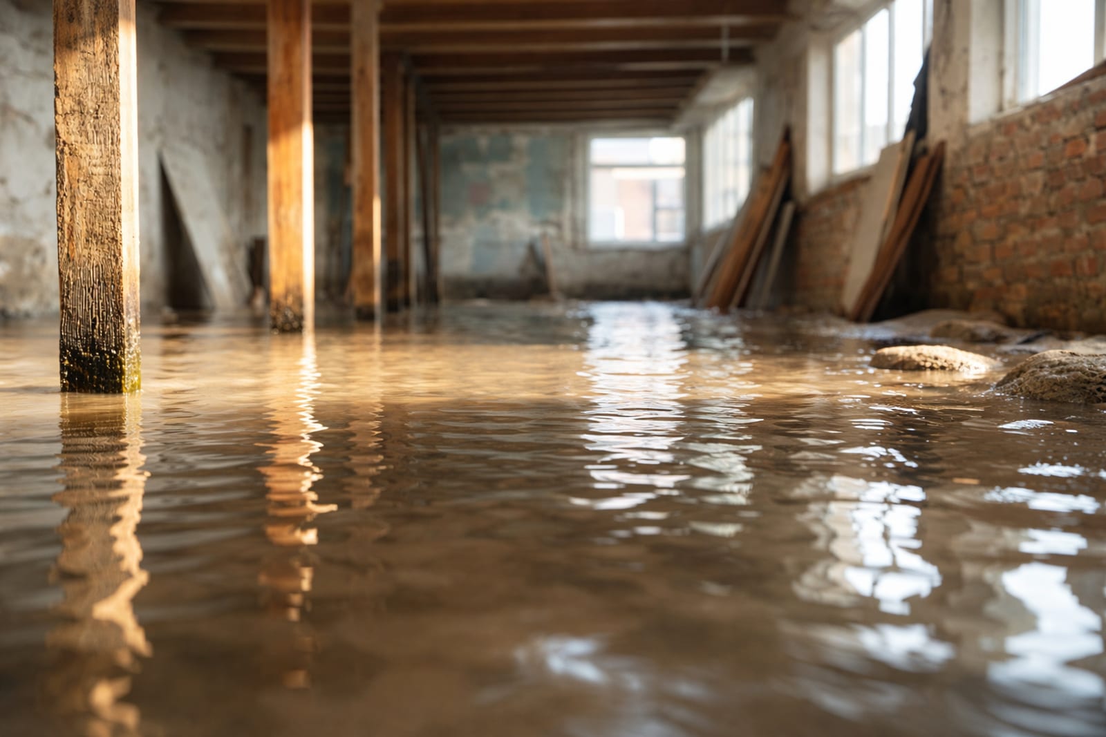 Basement flooding cleanup and water extraction in a Minneapolis home
